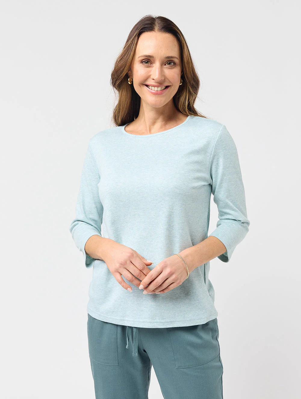 WINTERLOCK 3/4 SLEEVE TOP