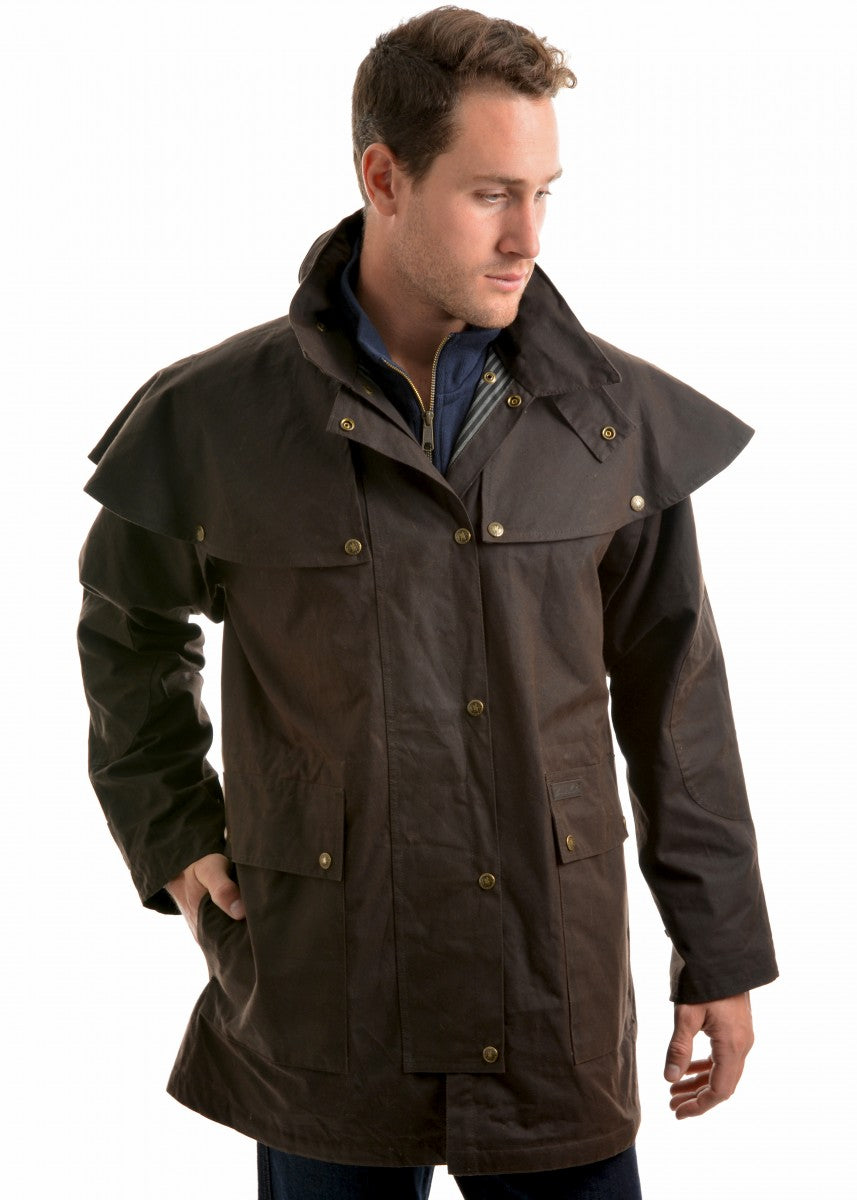 HIGH COUNTRY OILSKIN SHORT COAT